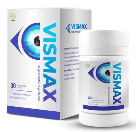Vismax — suplemen pendukung kesehatan mata, botol